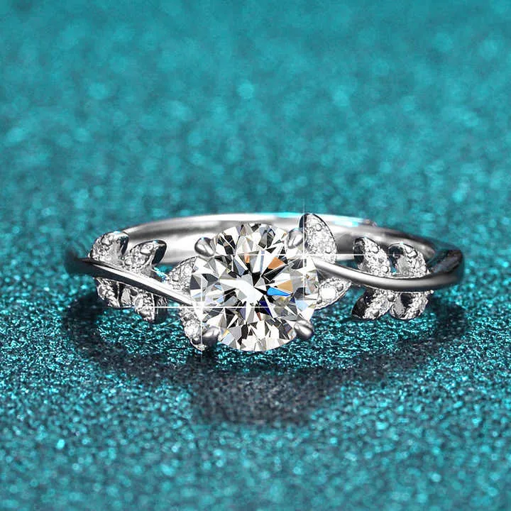 خاتم لوريل من الفضة-Laurel silver ring