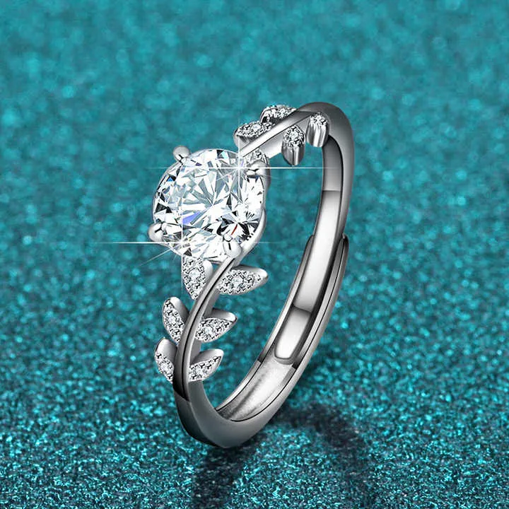 خاتم لوريل من الفضة-Laurel silver ring
