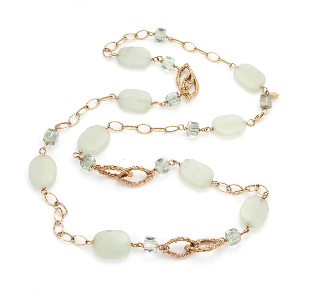 14kt - Lindsay long Link Necklace