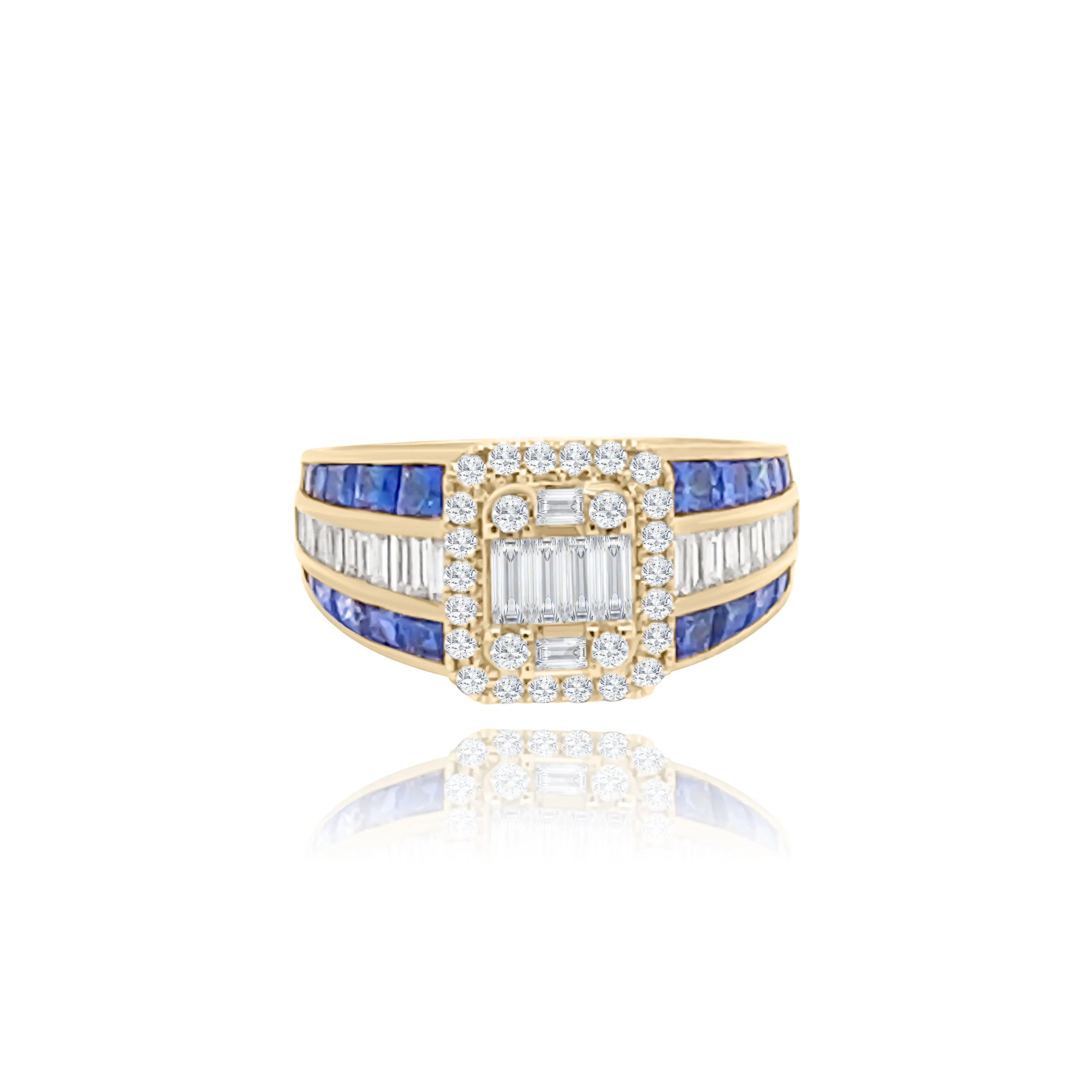Diamonds & Sapphires "Rania" Ring