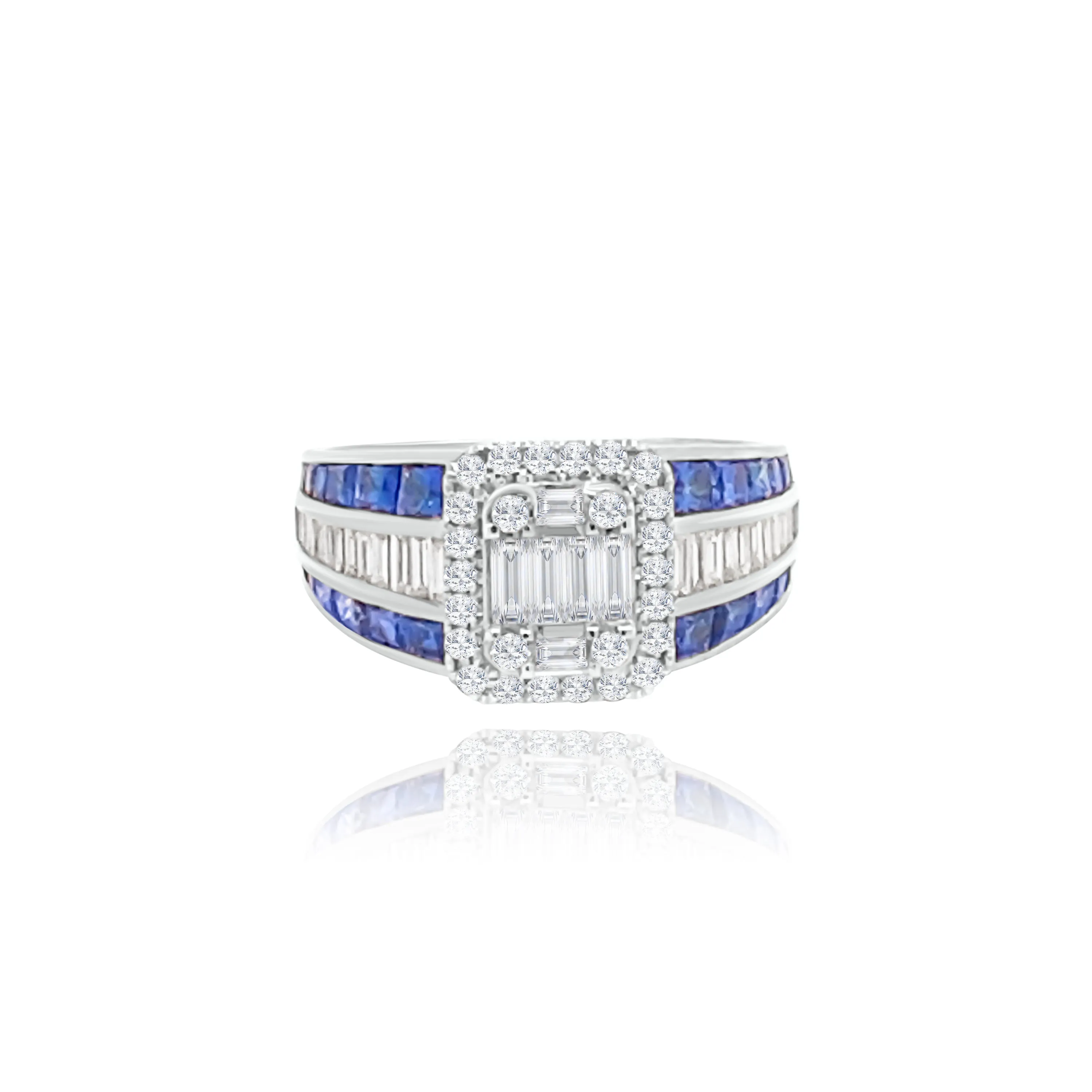 Diamonds & Sapphires "Rania" Ring