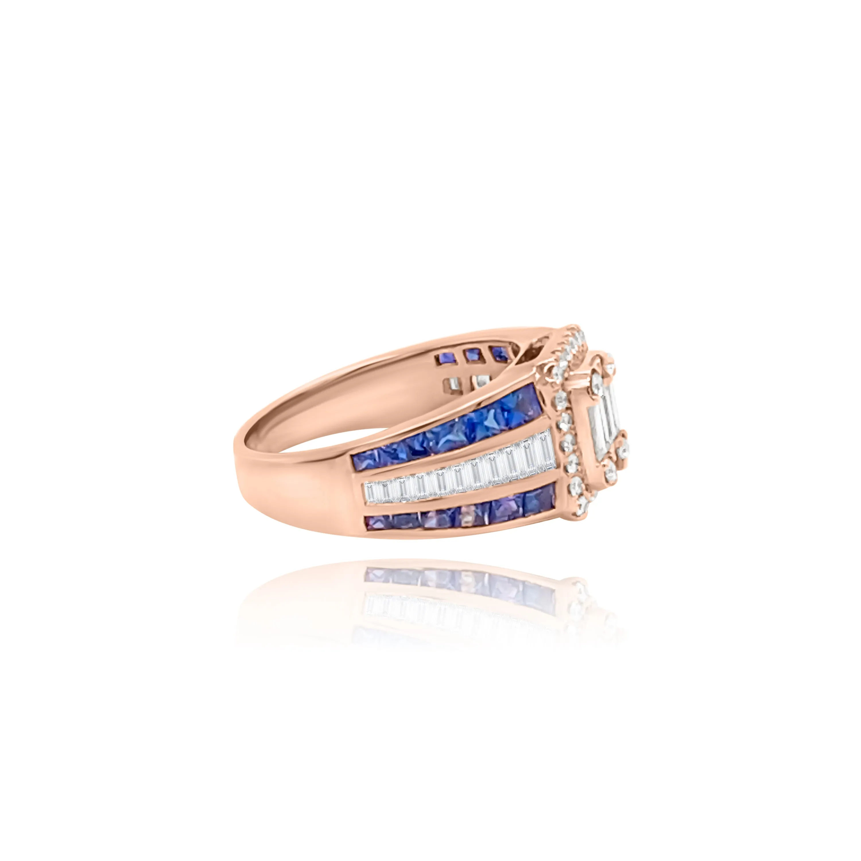 Diamonds & Sapphires "Rania" Ring