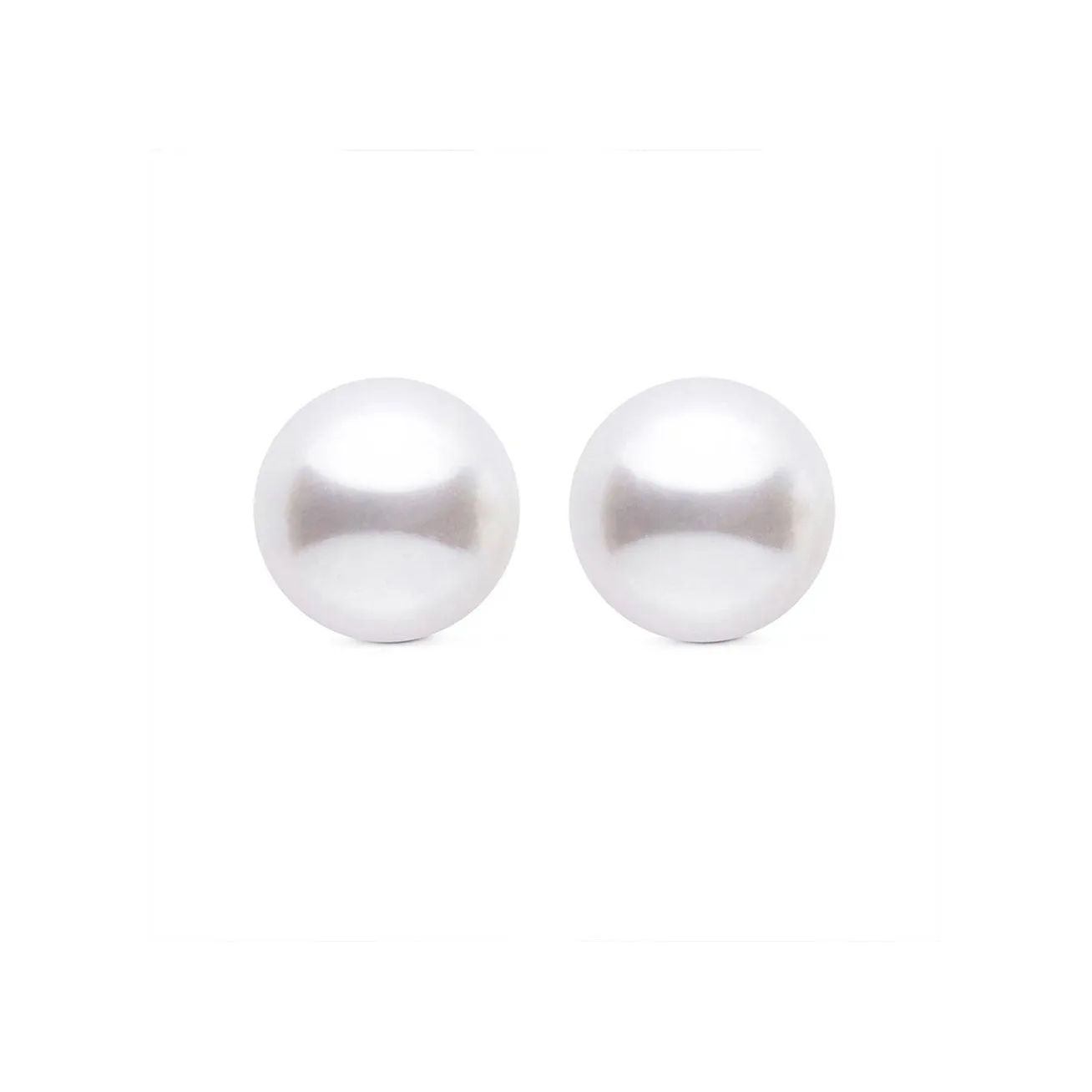 Elegant﻿ Edison White Pearl Stud Earrings WE00478