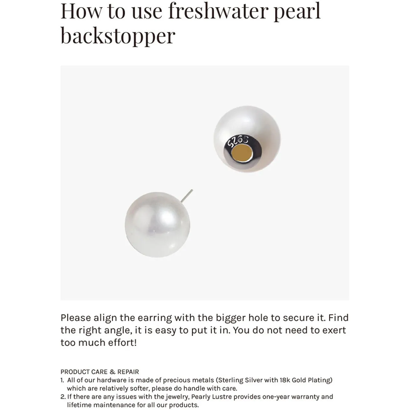 Elegant Freshwater Pearl Earrings WE00574