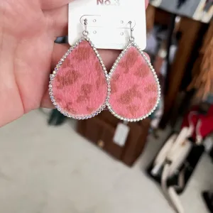 Hair on Hide Jewel Teardrops Multi