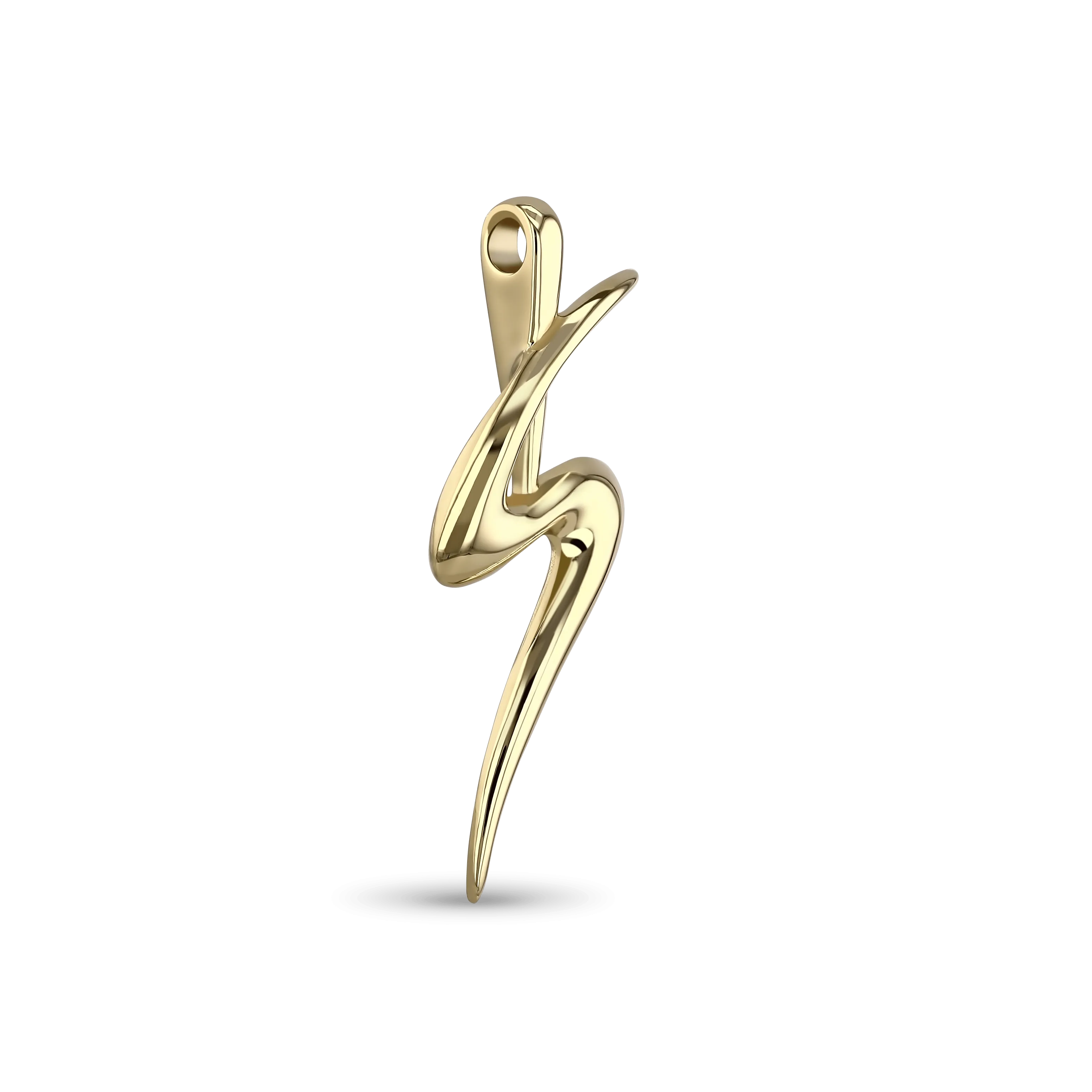 Initial S Love Letter Pendant