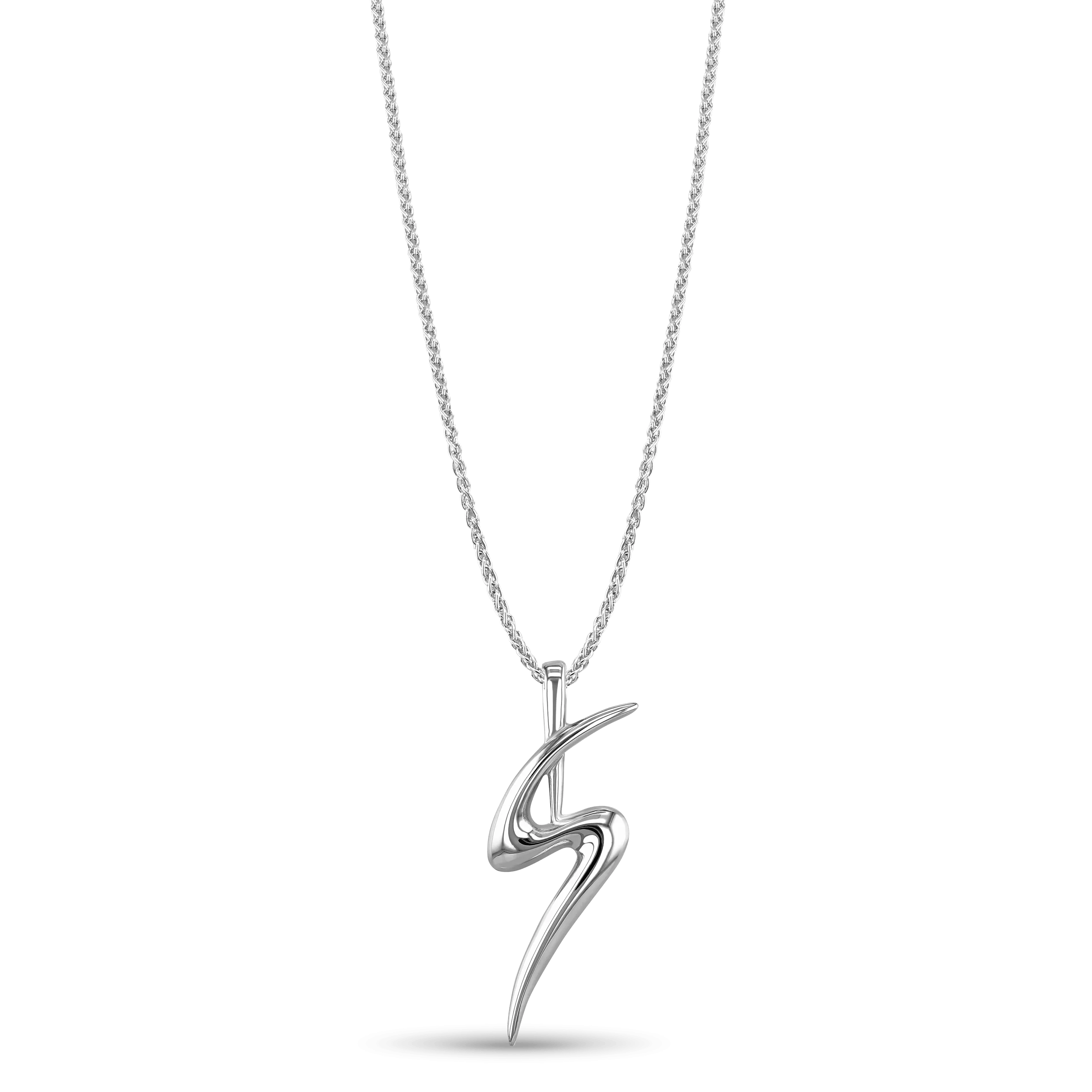 Initial S Love Letter Pendant
