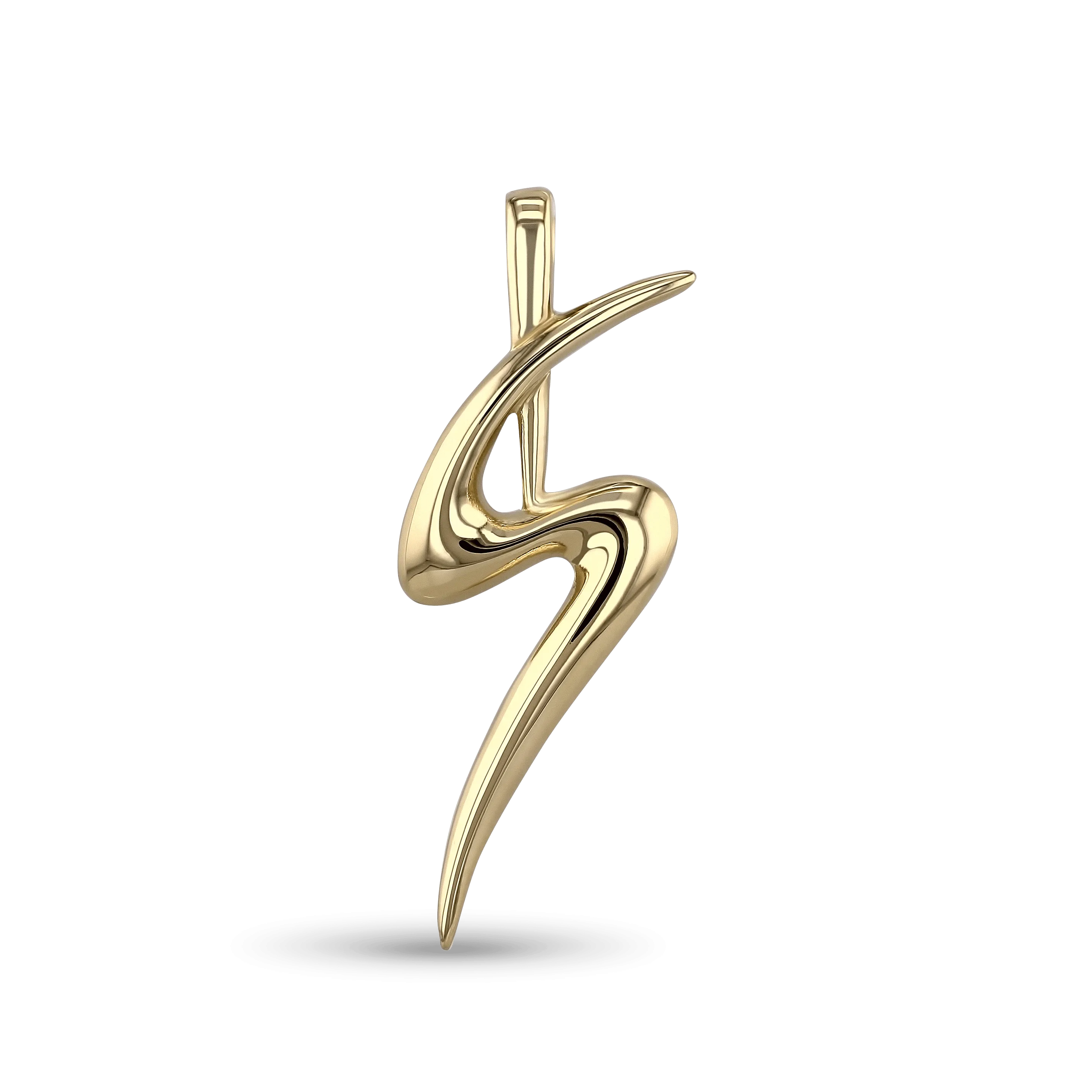 Initial S Love Letter Pendant
