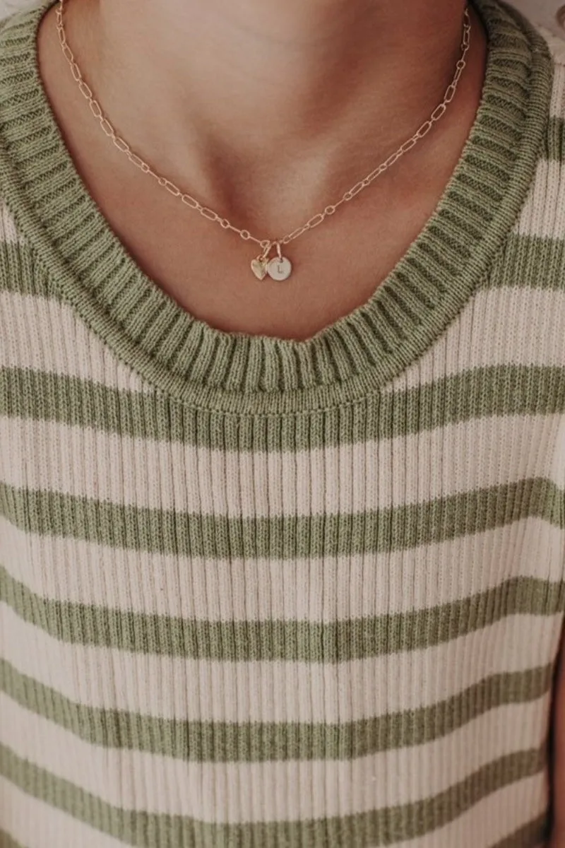 Mini Sweetheart Pendant - Gold
