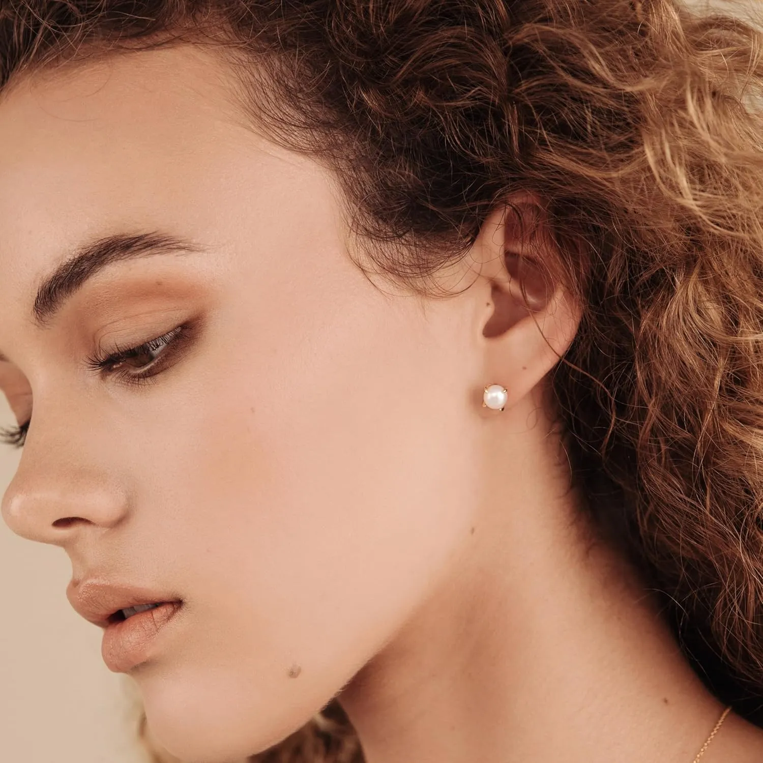 S925 Sterling Silver Stud Earrings for Women Men Small Stud Earrings Set for Multiple Piercing Hypoallergenic Ball Cubic Zirconia Stud Pearl Earrings for women 3/4/5/6/7mm Stackable Studs Women Gift