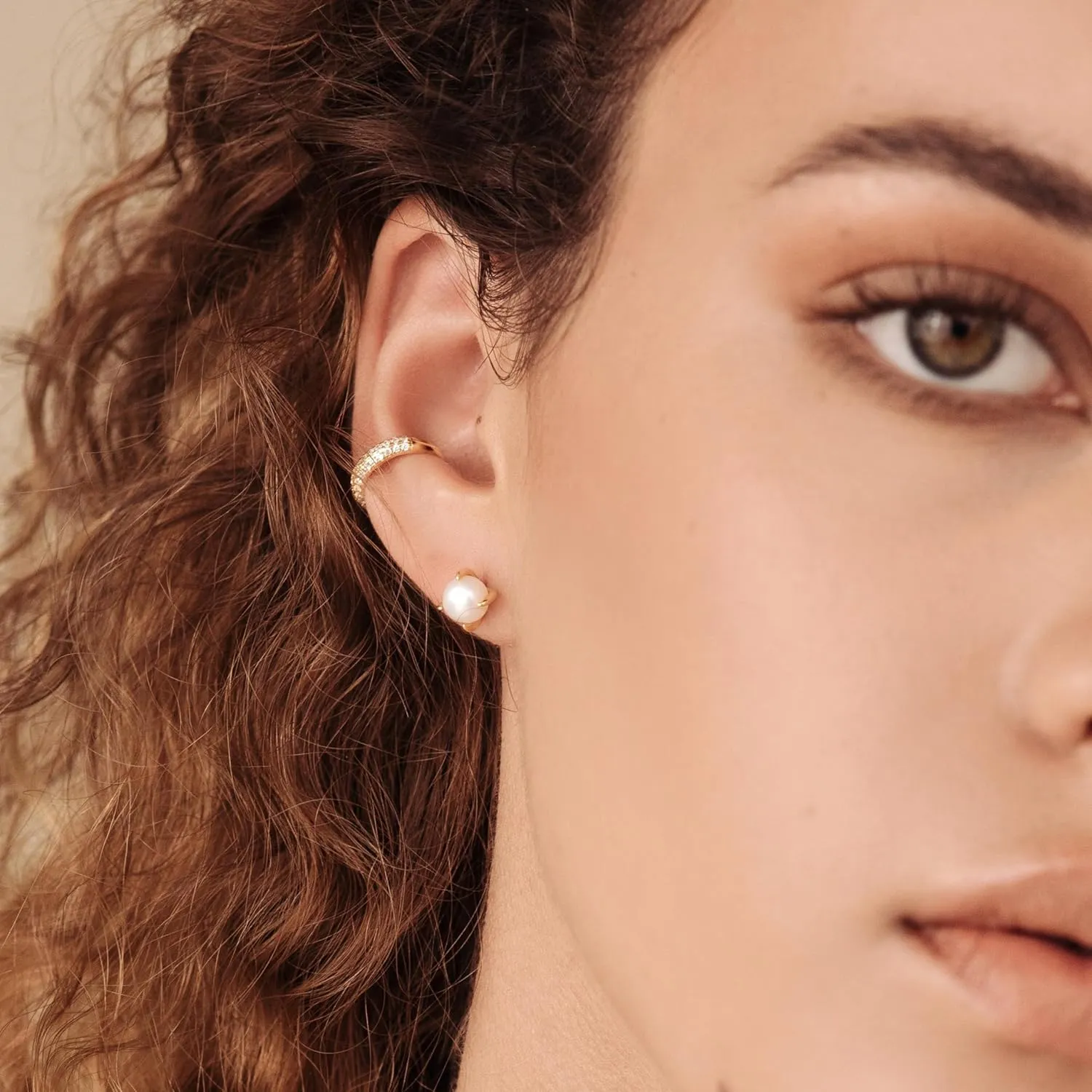 S925 Sterling Silver Stud Earrings for Women Men Small Stud Earrings Set for Multiple Piercing Hypoallergenic Ball Cubic Zirconia Stud Pearl Earrings for women 3/4/5/6/7mm Stackable Studs Women Gift