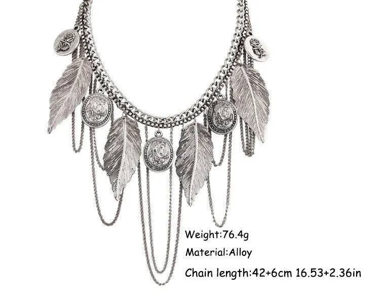 The Gypsy Coin Boho Necklace