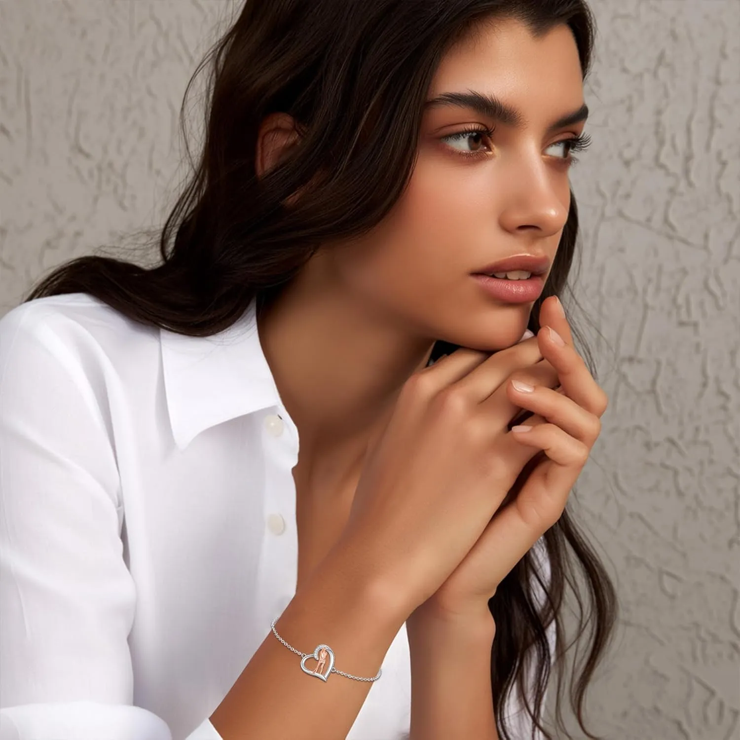 Volleyball/Tennis/Golf Bracelet 925 Sterling Sliver Heart Sports Bracelets Jewelry Gifts for Women Mom Lover Player
